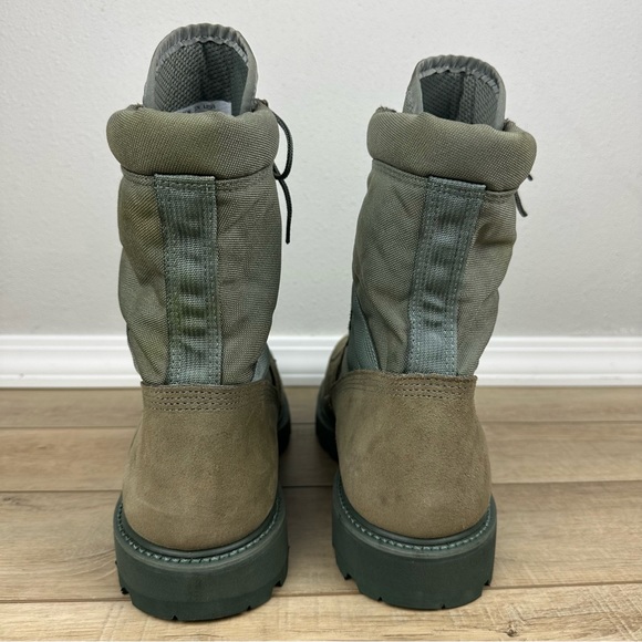 NWOT Mondo PT Sage Green Steel Toe Vibram Combat Boots UFCW 8430 - Size 15.5 - Picture 10 of 14